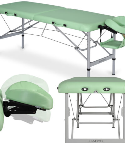 Table de massage Habys Aero Alu 70 Vinyle Flex K022 Vert 1