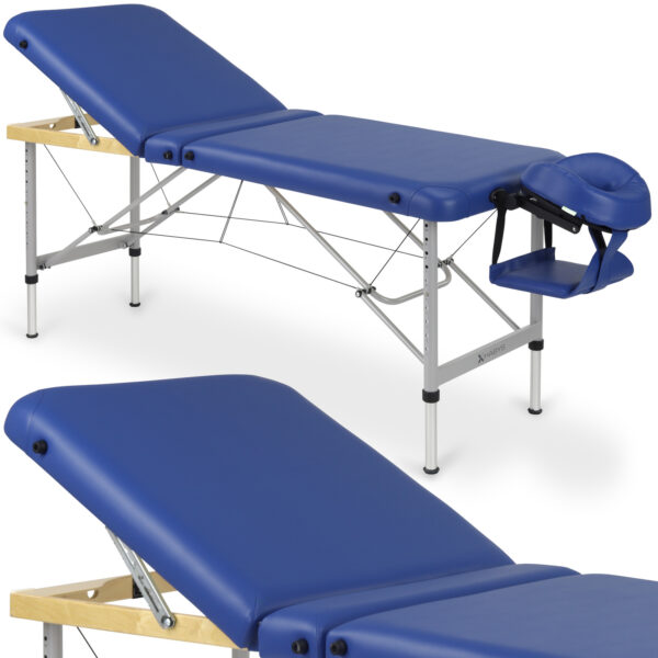 Habys massagetafel Aero Plus Alu 60 Vinyl Flex K012 Marineblauw 1
