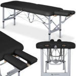 Habys Massagetisch Chiro Ultralux 19 Aluminium Vinyl Flex K015 Schwarz 1