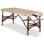Habys Massagetafel Panda Donker Hout 70 Vinyl Flex K033 Beige 2