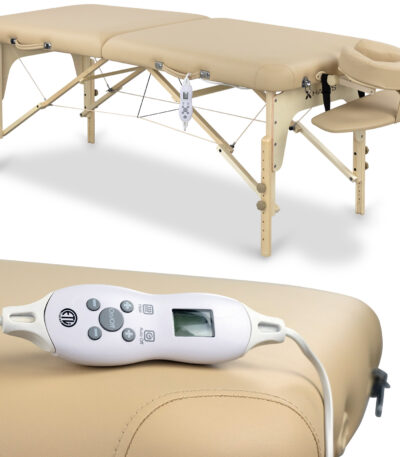 Habys massagetafel Therma Top 70 Soft Touch K607 Moco beige 1