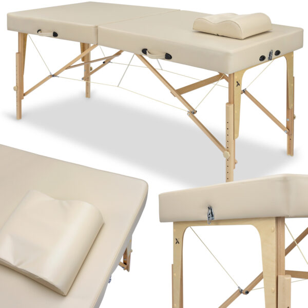 Habys Mila Massageliege - Vinyl Flex K033 Beige 1