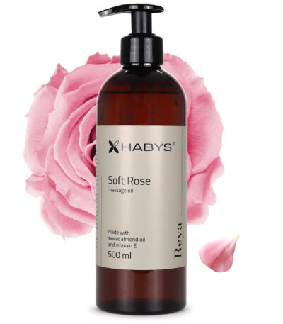 Habys Reya Soft Rose massageolie 500 ml 1