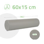 Habys ronde massagerol 15 x 60 cm - K522 grijs 5