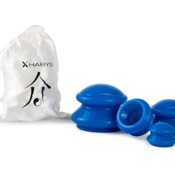 Habys Silikon-Schröpfbecher – Set von 4 Stück