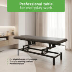 Habys VIGO 2 vaste massagetafel met verstelbare rugleuning - Donkergrijs 2