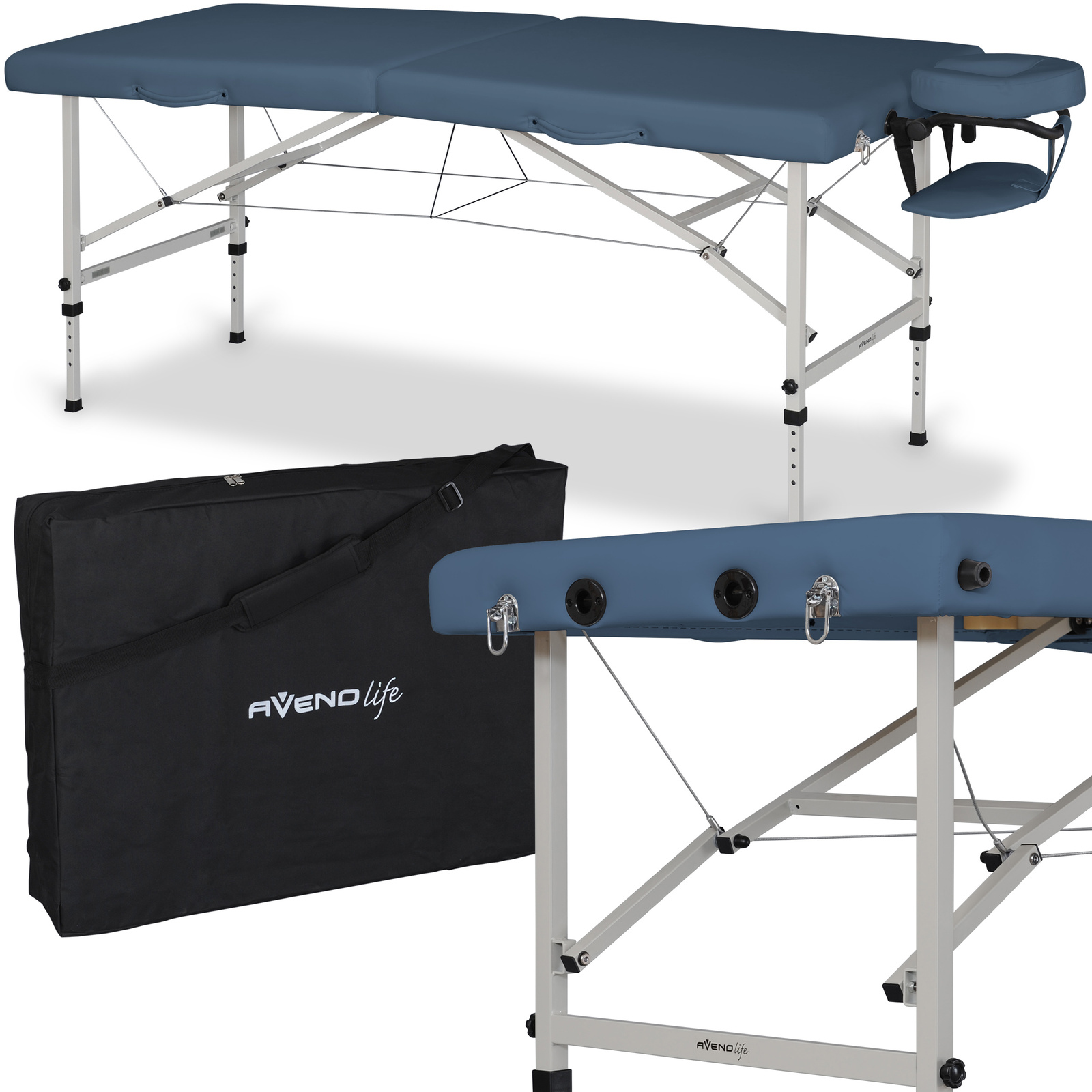 Table de massage Torina Matt Touch K102 bleu agate 1 Table de massage Torina Matt Touch K102 bleu agate 1
