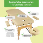 Mobiele Massagetafel Sofia Comfy Base K533 Beige 3