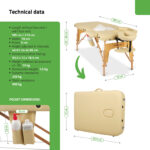 Mobiele Massagetafel Sofia Comfy Base K533 Beige 5