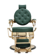 Barberstoel groen Buzz Gold Mudi