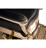 Barberstoel zwart Buzz Gold Mudi