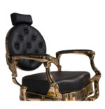 Barberstoel zwart Buzz Gold Mudi