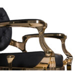 Barberstoel zwart Buzz Gold Mudi