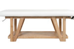 Houten spa behandelbank wit Roots Weelko