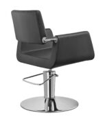 Kappersstoel grijs met ruitstiksel Flame Planet Hair