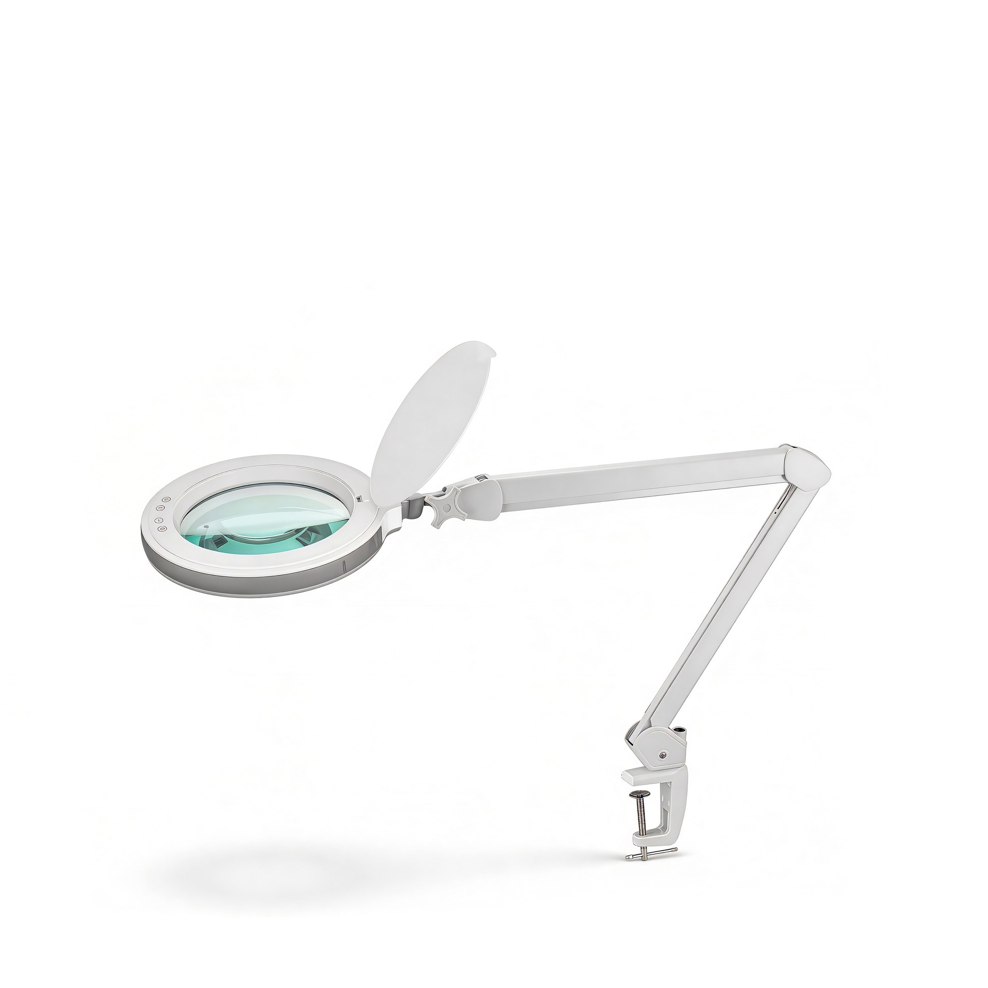 Loeplamp LED Weelko Widen 5x vergroting met tafelklem Loeplamp LED Weelko Widen 5x vergroting met tafelklem