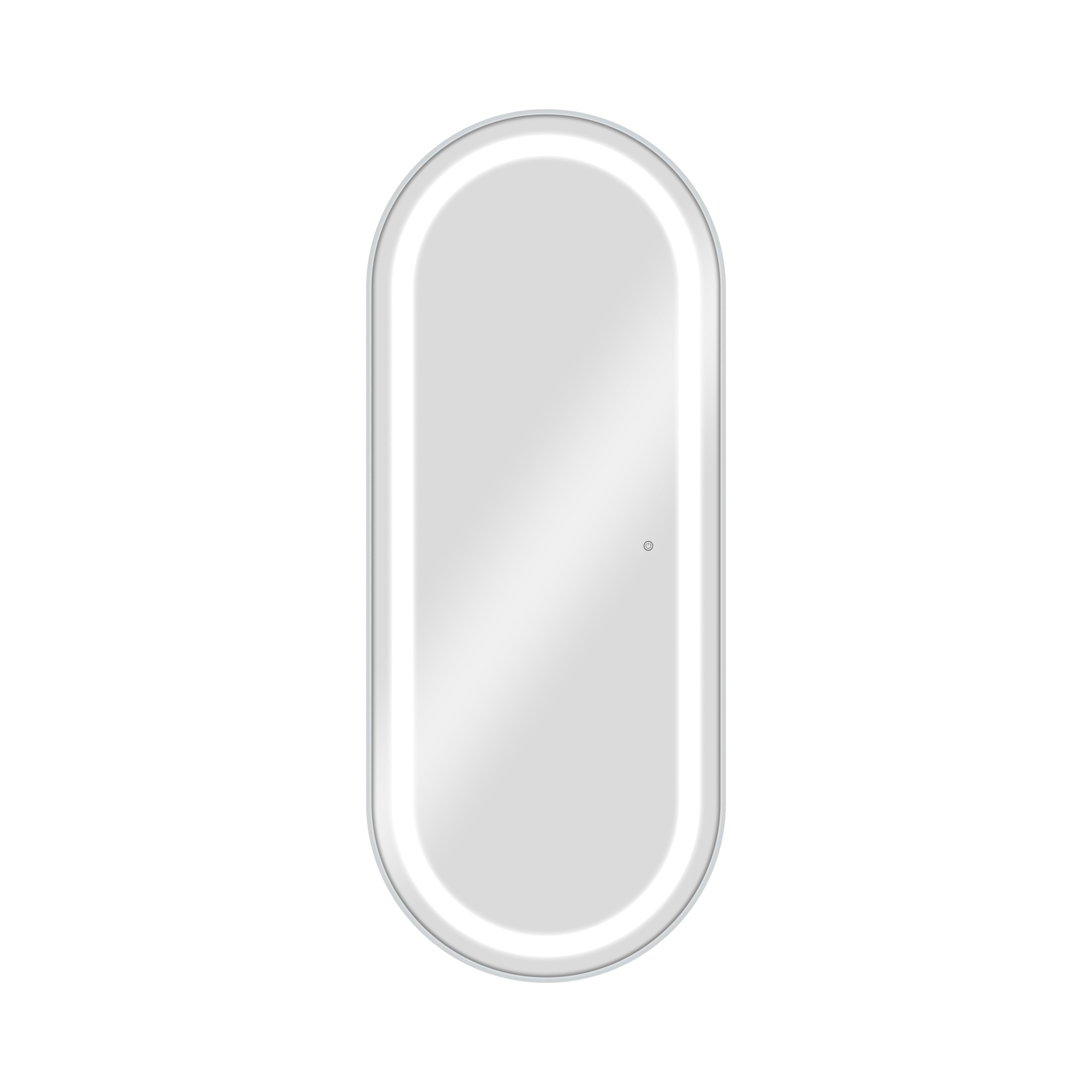 MUDI spiegel dimbare LED-verlichting zilver BLISS MUDI spiegel dimbare LED-verlichting zilver BLISS