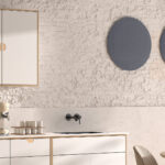 NAGGURA akoestisch paneel rond beige Ikon