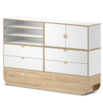 NAGGURA dressoir modulair soft-close wit Ikon