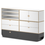 NAGGURA dressoir modulair soft-close wit Ikon