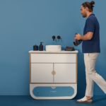 NAGGURA hygienemodule keramiek quartz wit Ikon