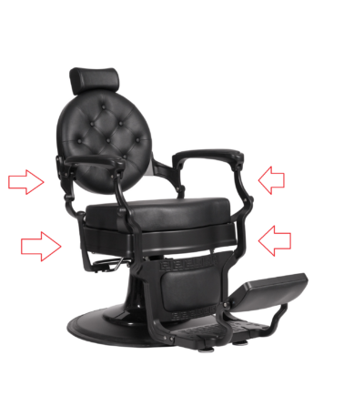 Reserveonderdeel frame zwart Buzz Mudi