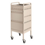 Comfortel kapperstrolley uitschuifbare lade beige Studio 3
