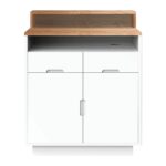 Comfortel receptiebalie ruitpatroon wit Willow