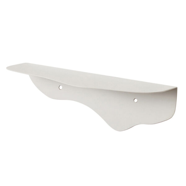 Comfortel wandplank golvend wit