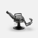 DD Hairdressing barberstoel aluminium grijs MACK