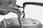 DD Hairdressing barberstoel aluminium grijs MACK