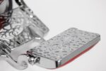 DD Hairdressing barberstoel zwart MACK SILVER