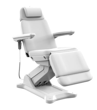 DD Wellness behandelstoel 4 motoren wit STONA