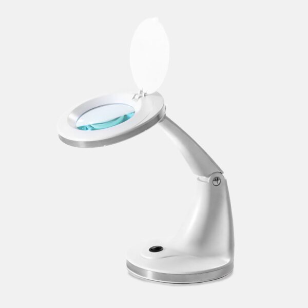 DD Wellness LED-loeplamp met vouwkap wit