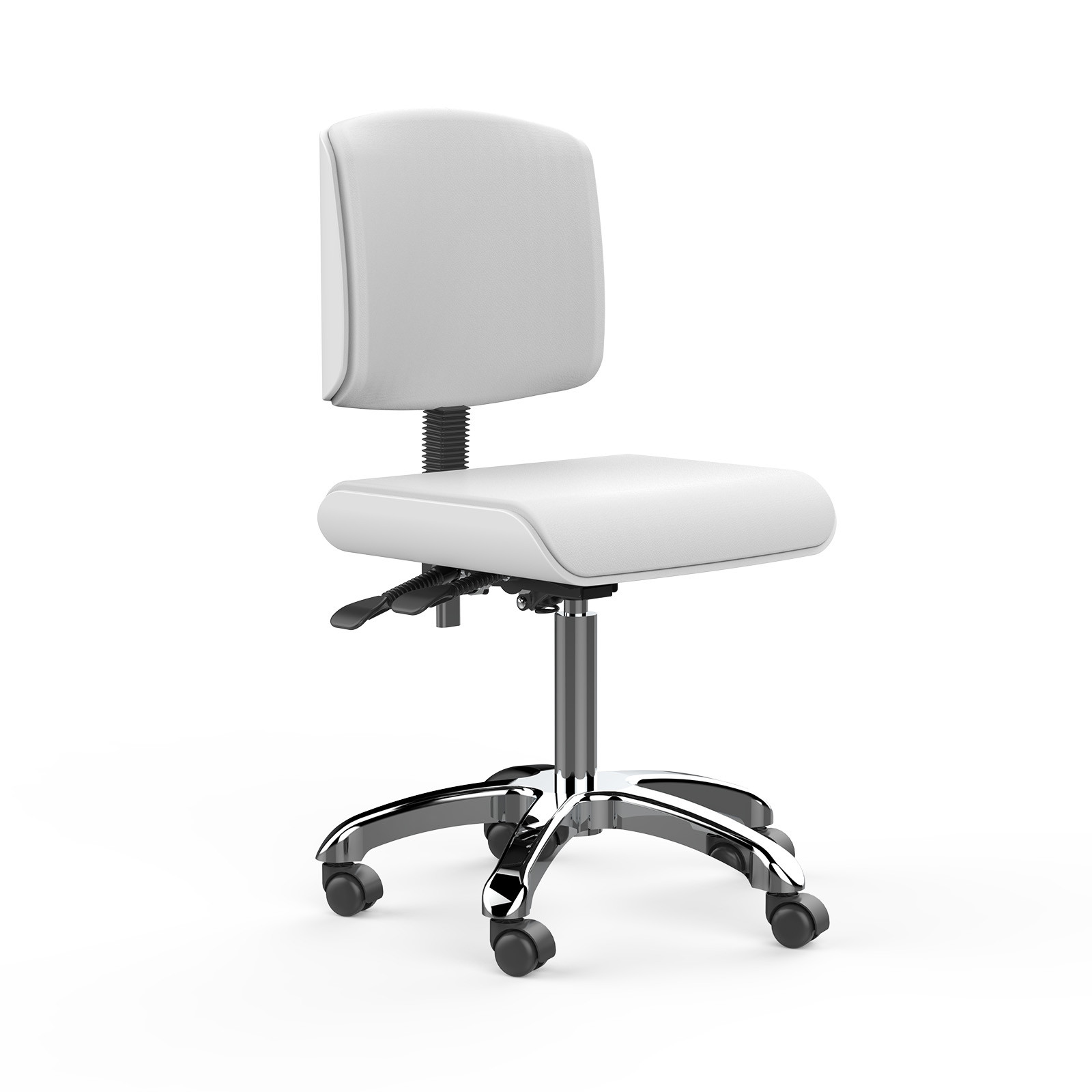 Silverfox werkstoel wit ZOI Silverfox werkstoel wit ZOI